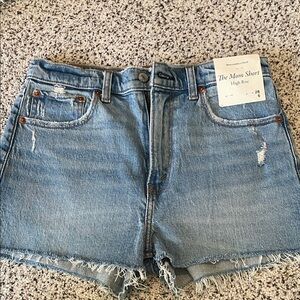 Abercrombie & Fitch Light Blue Jean Shorts